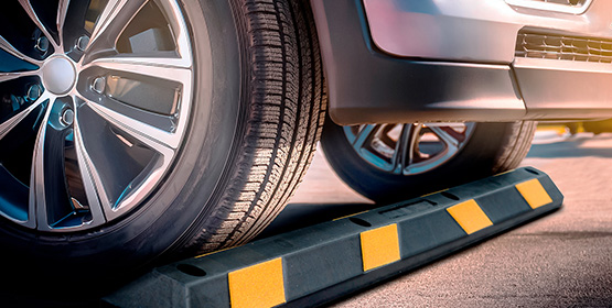 Topes de hule reductores de velocidad